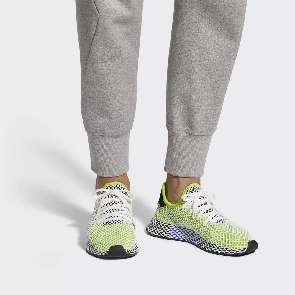 Adidas Deerupt Runner Tenis Verdes Para Hombre (MX-64180)